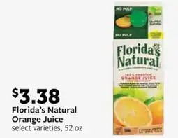 Fareway Florida's Natural Orange Juice offer