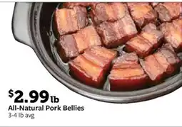 Fareway All-Natural Pork Bellies offer