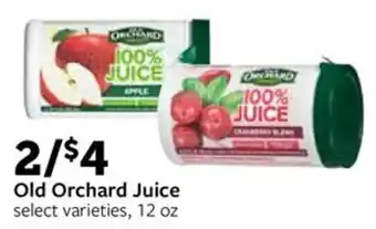 Fareway Old Orchard Juice offer