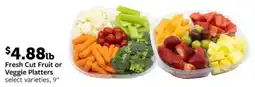 Fareway Fresh Cut Fruit or Veggie Platters offer