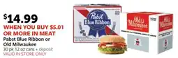 Fareway Pabst Blue Ribbon or Old Milwaukee offer