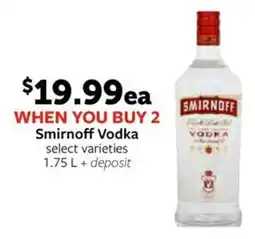 Fareway Smirnoff Vodka offer