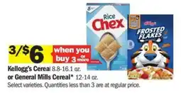 Meijer Kellogg's Cereal offer