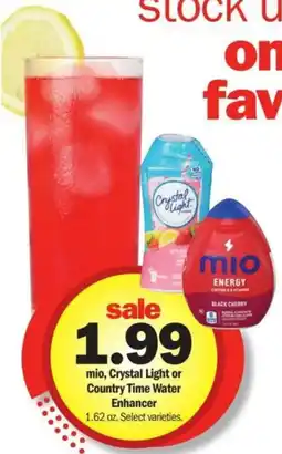 Meijer Crystal Light or Country Time Water Enhancer offer