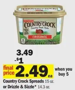 Meijer Country Crock Spreads offer