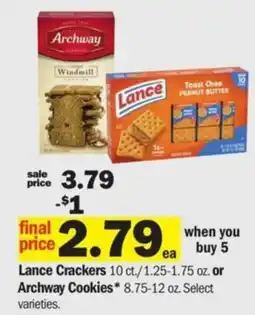 Meijer Lance crackers offer