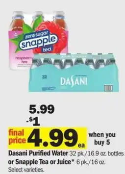 Meijer Dasani Purified Water offer