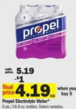 Meijer Propel Electrolyte Water offer