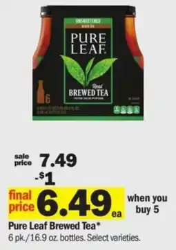 Meijer Pure Leaf Brewed Tea offer