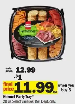 Meijer Hormel Party Tray offer