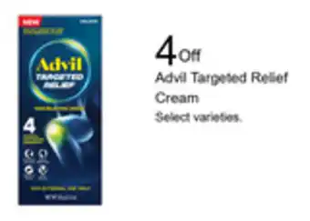 Walgreens Advil Targeted Relief Cream offer