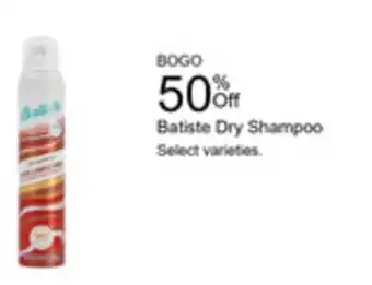 Walgreens Batiste Dry Shampoo offer