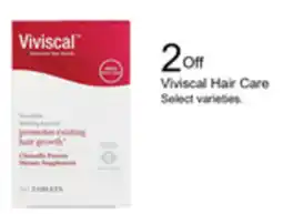 Walgreens Viviscal Hair Care Select varieties offer