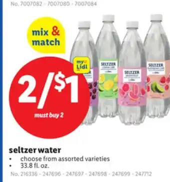 Lidl seltzer water offer