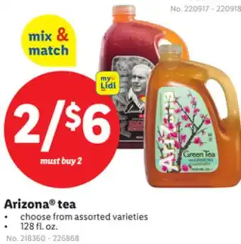 Lidl Arizona tea offer