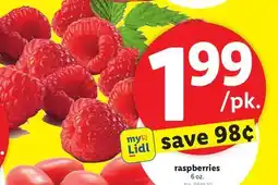 Lidl raspberries offer