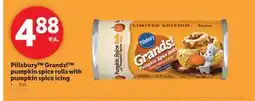 Lidl Pillsbury Grands! pumpkin spice rolls with pumpkin spice icing offer