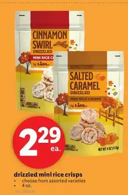 Lidl drizzled mini rice crisps offer