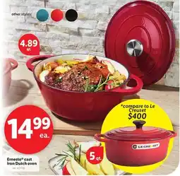 Lidl Ernesto cast iron Dutch oven offer