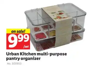 Lidl Urban Kitchen multi-purpose pantry organizer offer