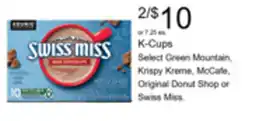 Walgreens Select Green Mountain Krispy Kreme McCafe Original Donut Shop or Swiss Miss. offer