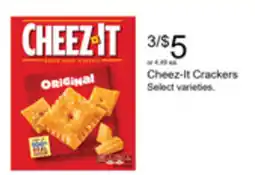 Walgreens Cheez-It Crackers offer