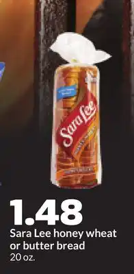 Hy-Vee Sara Lee honey wheat or butter bread offer