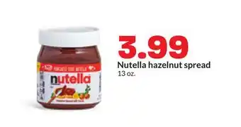 Hy-Vee Nutella hazelnut spread offer