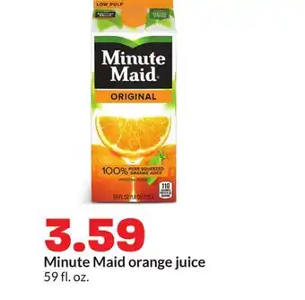 Hy-Vee Minute Maid orange juice offer