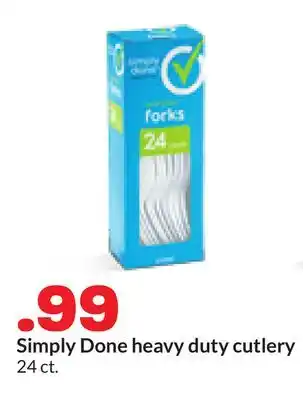 Hy-Vee Simply Done heavy duty cutlery offer