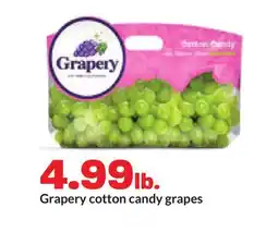Hy-Vee Grapery cotton candy grapes offer