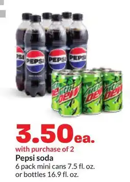 Hy-Vee Pepsi soda offer