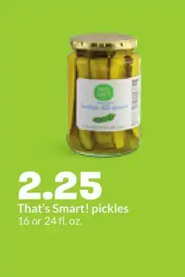 Hy-Vee That's Smart! pickles offer