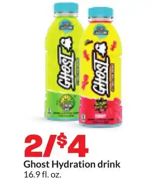 Hy-Vee Ghost Hydration drink offer