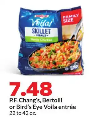 Hy-Vee P. F. Chang's, Bertolli or Bird's Eye Voila entrée offer