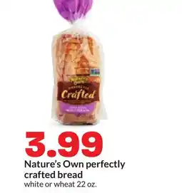 Hy-Vee Nature's Own perfectly crafted bread offer