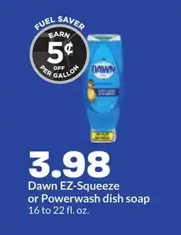 Hy-Vee Dawn EZ-Squeeze or Powerwash dish soap offer