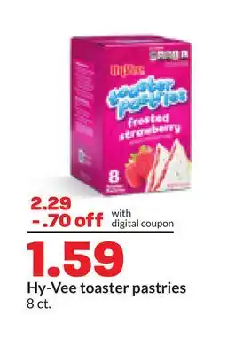 Hy-Vee Hy-Vee toaster pastries offer