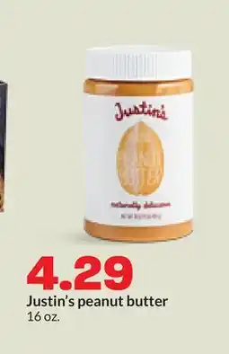 Hy-Vee Justin's peanut butter offer