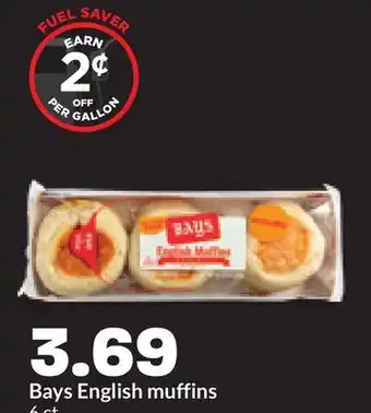 Hy-Vee Bays English muffins offer