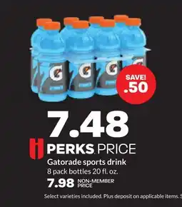 Hy-Vee Gatorade sports drink offer