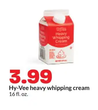 Hy-Vee Hy-Vee heavy whipping cream offer