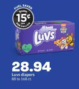 Hy-Vee Luvs diapers offer