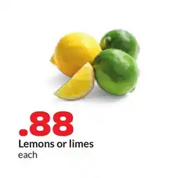 Hy-Vee Lemons or limes offer