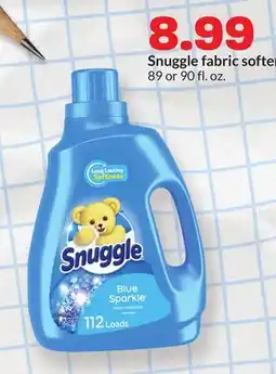 Hy-Vee Snuggle fabric softener offer