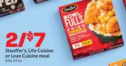 Hy-Vee Stouffer's, Life Cuisine or Lean Cuisine meal offer