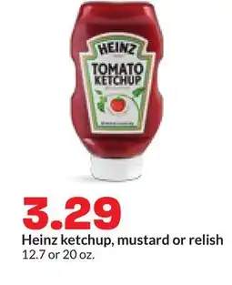 Hy-Vee Heinz ketchup, mustard or relish offer
