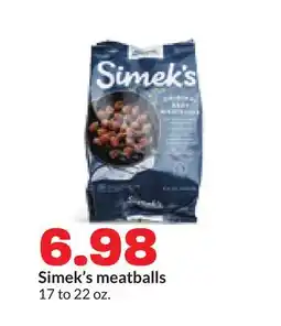 Hy-Vee Simek's meatballs offer