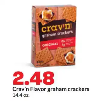 Hy-Vee Crav'n Flavor graham crackers offer