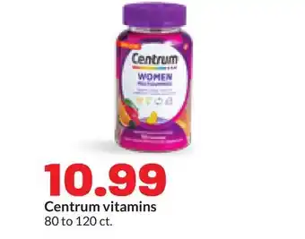 Hy-Vee Centrum vitamins offer
